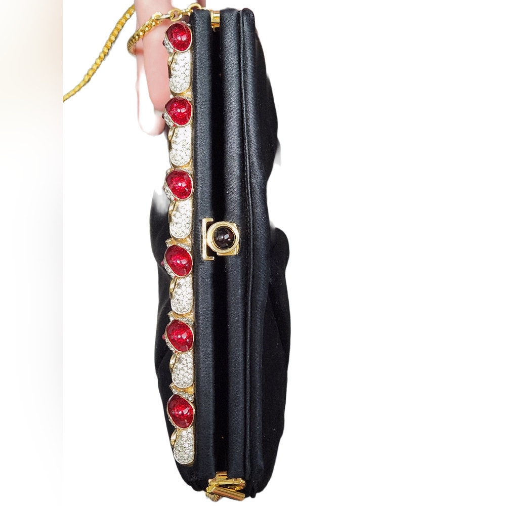 Judith Leiber Elephant black Clutch Crossbody - Picture 7 of 16